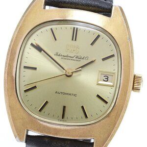 IWC SCHAFFHAUSEN Vintage Cal.8541B gold Dial Automatic Men's Watch_868634